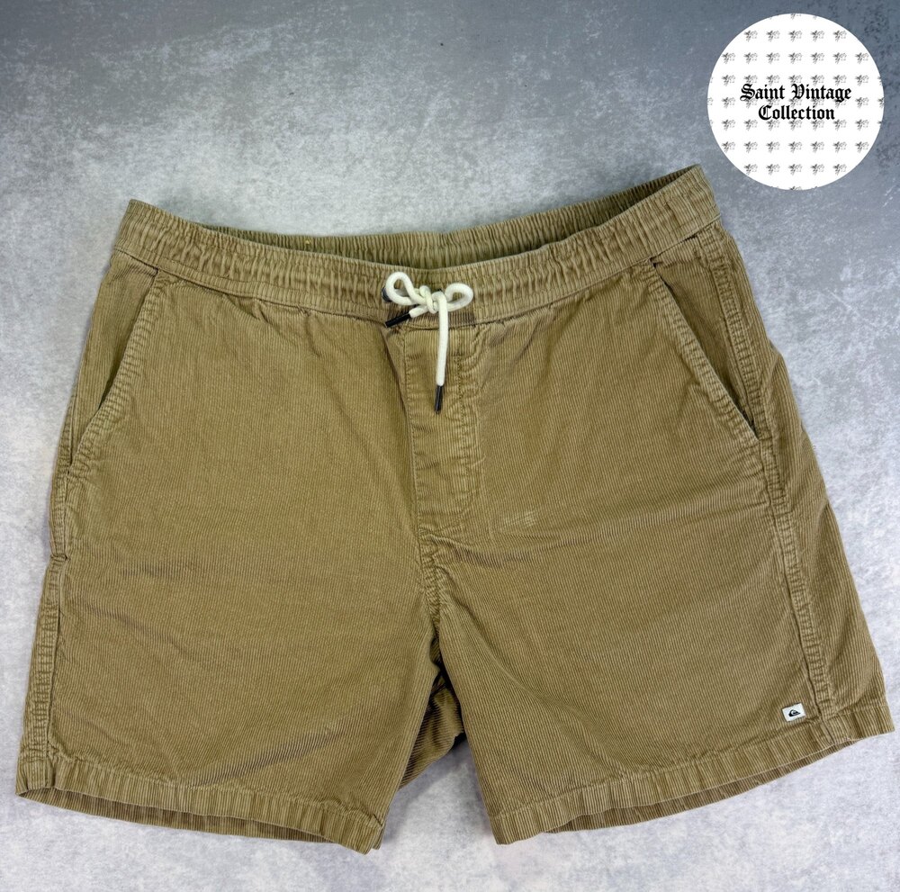 Quiksilver Corduroy Khaki Shorts